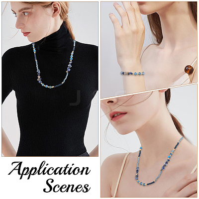 1Pc Polymer Clay with Alloy and Crystal Neck Strap for Eyeglasses AJEW-CN0005-04D-1