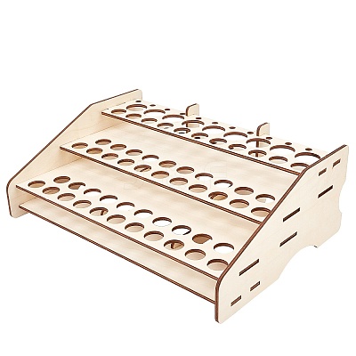 Basswood Leathercraft Tools Storage Rack ODIS-WH0008-12-1