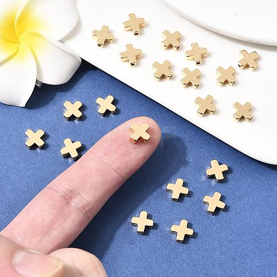 SHEGRACE Brass Beads XGR0110G-128G-1