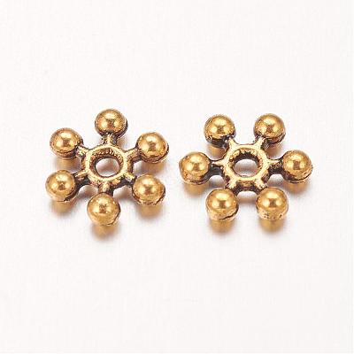 Zinc Alloy Beads Spacers X-PALLOY-Q062-AG-1