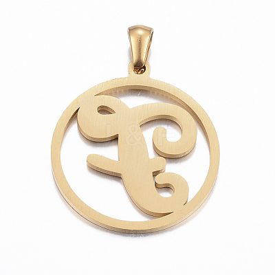 Ion Plating(IP) 304 Stainless Steel Pendants STAS-K162-048G-1