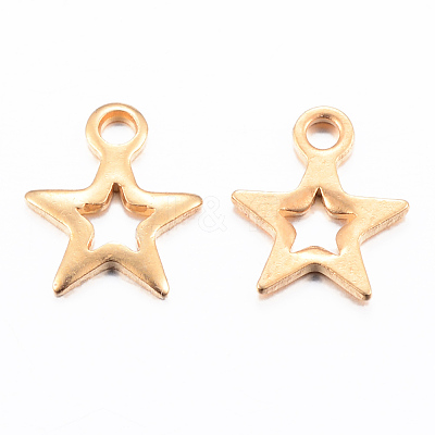 Ion Plating(IP) 304 Stainless Steel Charms STAS-H392-01G-1