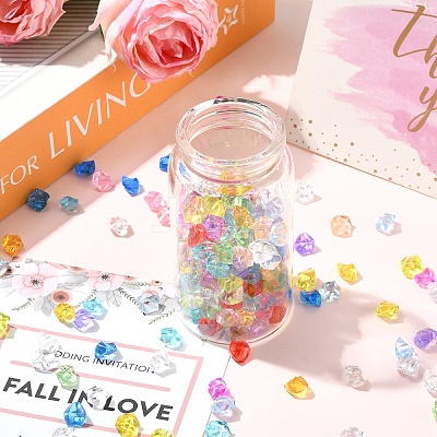 50G Transparency Acrylic Beads TACR-YW0003-08-1