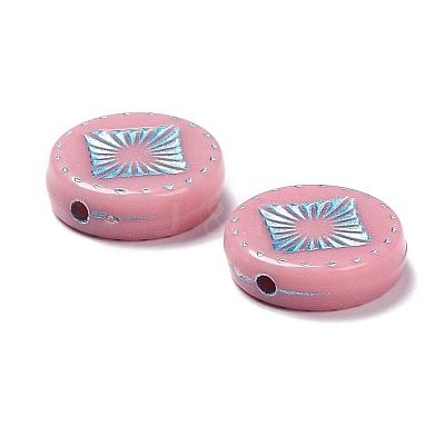 Opaque Acrylic Beads OACR-G016-07J-1