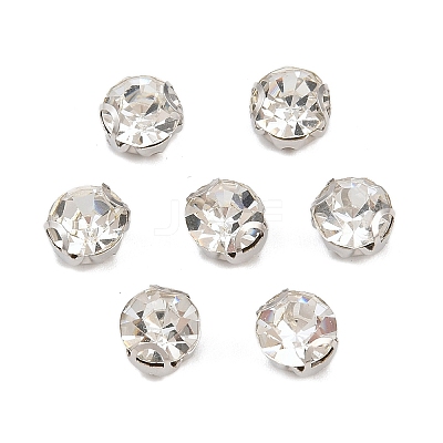 Flat Round Sew on Rhinestone Montee Beads STAS-B107-01C-01P-1