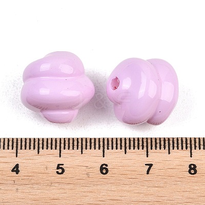 Opaque Acrylic Beads OACR-H034-39J-1