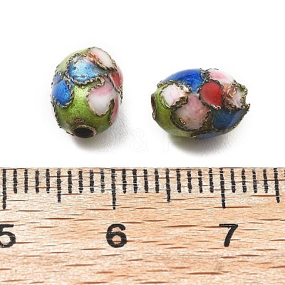 Handmade Cloisonne Beads CLB-Q002-04A-1