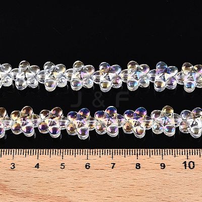 Electroplate Glass Beads Strands EGLA-T028-02A-1