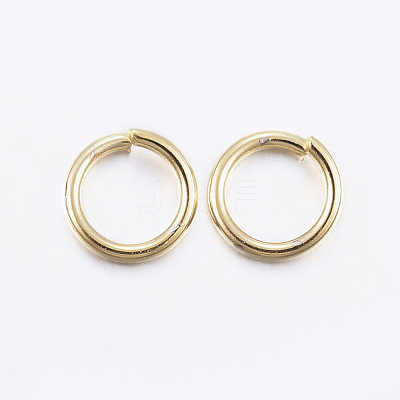 304 Stainless Steel Open Jump Rings STAS-L187-8x0.8mm-G-1