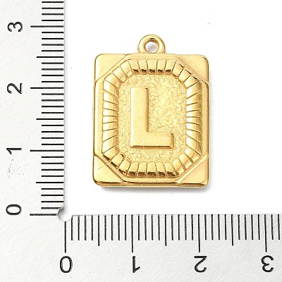Ion Plating(IP) 304 Stainless Steel Pendants STAS-U033-01G-L-1