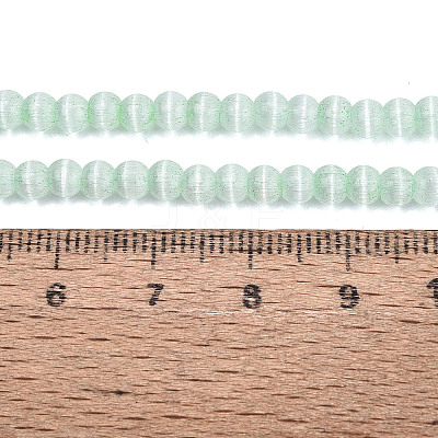 Glass Imitation Cat Eye Beads Strands GLAA-N075-01A-01-1