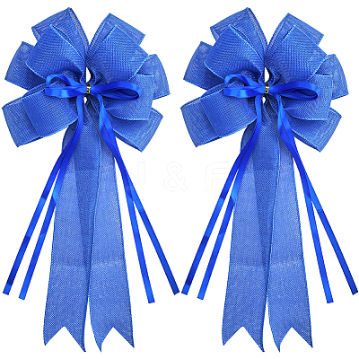 Polyester Big Bowknot FIND-WH0126-414H-1