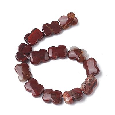 Natural Red Rainbow Jasper Beads Strands G-K359-D06-01-1