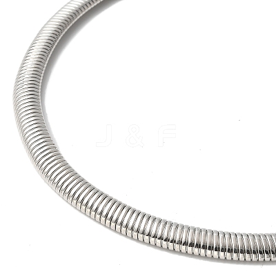 Iron Open Cuff Snake Chain Choker Necklaces for Women NJEW-M085-04P-1