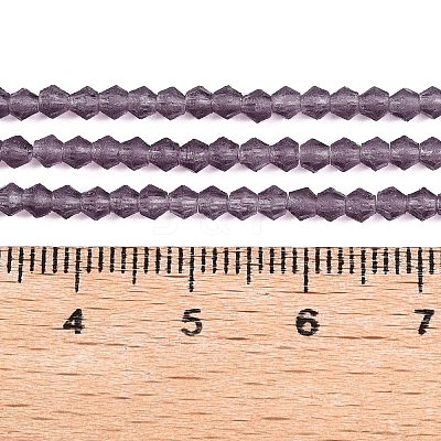 Imitate Austrian Crystal Frosted Glass Beads Strands EGLA-A039-T2mm-MD04-1