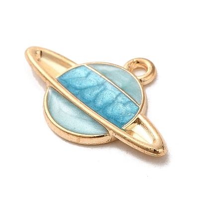 Alloy Enamel Pendants ENAM-E064-22KCG-01-1