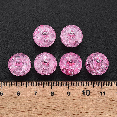 Transparent Crackle Acrylic Beads LS-MACR-S373-66B-N02-1