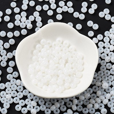 Imitation Jade 3/0 Glass Seed Beads SEED-Z001-A-A01-1