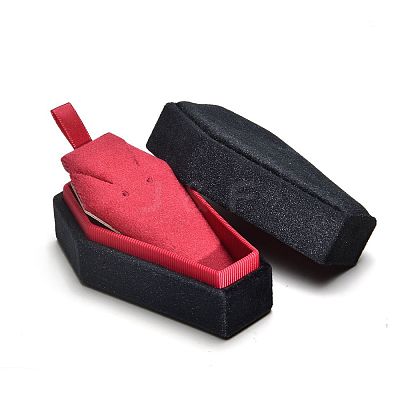 Halloween Theme Velvet Necklace Boxes PW-WG81153-02-1
