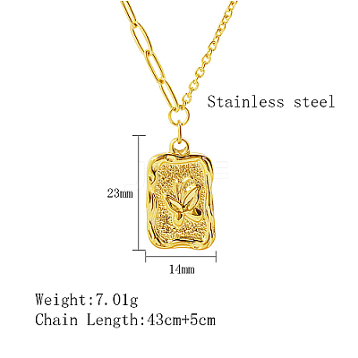 304 Stainless Steel Pendant Necklaces PM9319-1-1