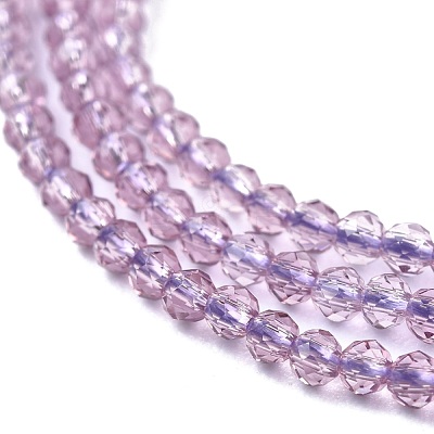 Glass Beads Strands G-K185-16O-1
