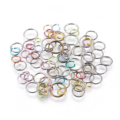 Aluminum and Iron Open Jump Rings X-FIND-XCP0002-01-1