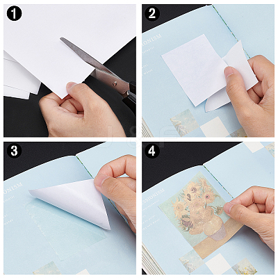 Cotton & Paper Pad Stickers AJEW-WH0244-22B-1