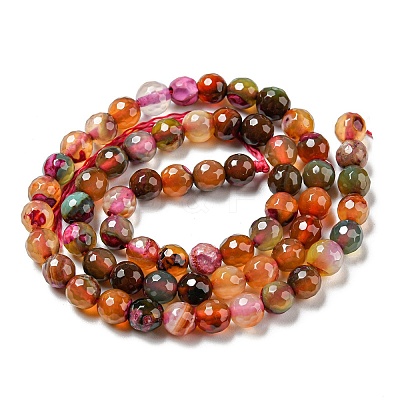 Natural Agate Beads Strands X-G-C082-A01-01-1