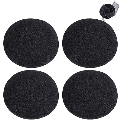 EVA Cloth Round Fascinator Hat Base for Millinery Magic FIND-WH0152-947E-1