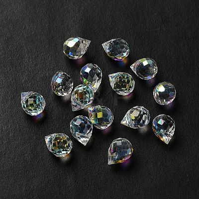 Electroplated Glass Beads GLAA-K062-01A-FR05-1
