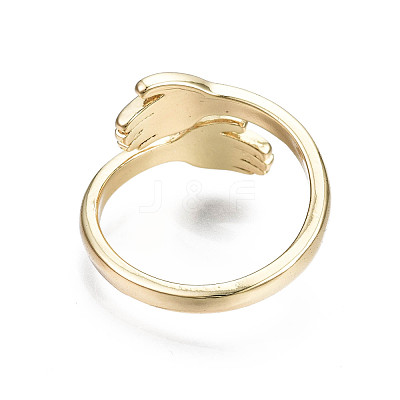 Brass Cuff Rings X-RJEW-Q161-019-NF-1
