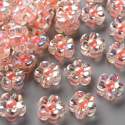 Transparent Acrylic Beads TACR-S152-06B-SS2109-1