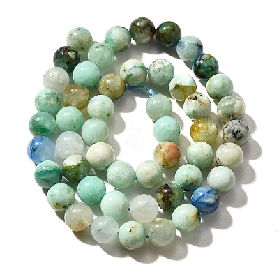 Natural Chrysocolla Beads Strands G-F784-A01-03-1