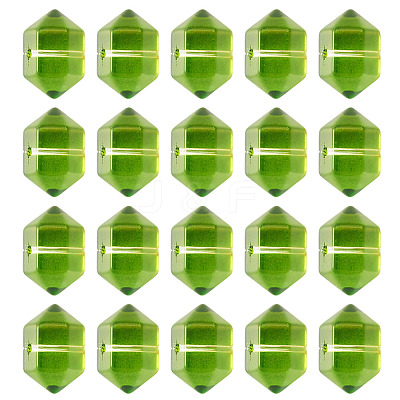30Pcs Transparent Handmade Lampwork Beads LAMP-TADJ0001-12I-1