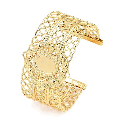 304 Stainless Steel Cuff Bangle Making BJEW-P363-01G-1