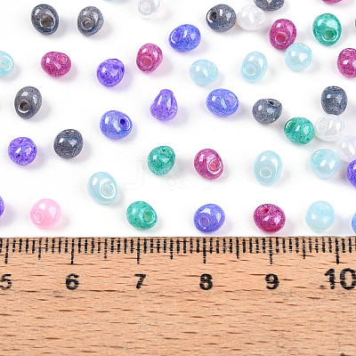 6/0 Opaque Colours Glass Seed Beads SEED-N007-18D-1