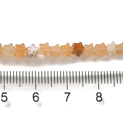 Natural Red Aventurine Beads Strands G-G085-B21-01-1