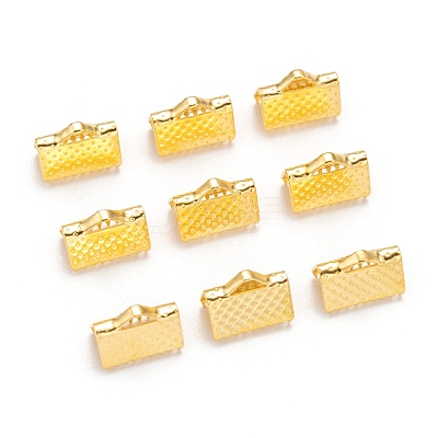 Iron Ribbon Crimp Ends X-E143Y-G-1