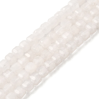 Natural White Jade Beads Strands G-F797-A14-01-1