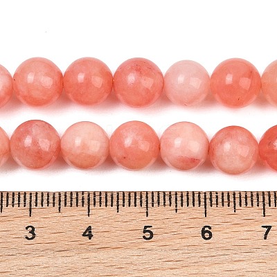 Natural Dyed White Jade Beads Strands GG-CBAEB22-B01-8mm-13-1