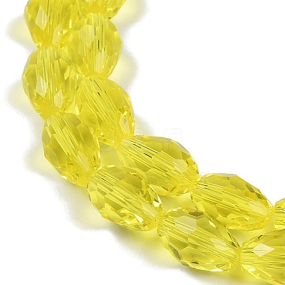Transparent Glass Beads Strands EGLA-N013-T8mm-D26-1