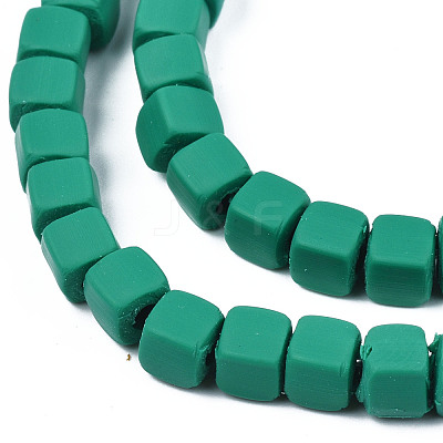 Handmade Polymer Clay Beads Strands CLAY-S092-78E-1