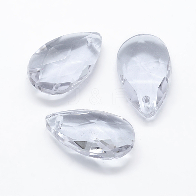 Faceted Glass Pendants GLAA-F069-L-A01-1