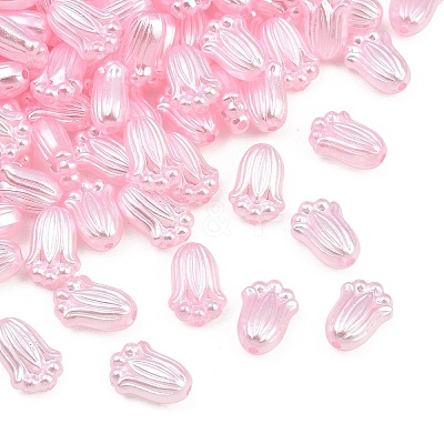 Imitation Pearl Acrylic Beads AC-CBAAA05-09A-1
