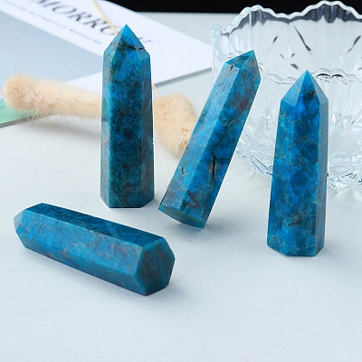 Point Tower Natural Apatite Home Display Decoration PW-WG91959-02-1