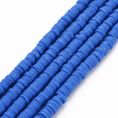 Handmade Polymer Clay Bead Strands X-CLAY-T002-4mm-67-1