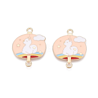 Alloy Enamel Pendants PALLOY-N176-29A-RS-1