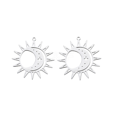 Non-Tarnish 201 Stainless Steel Pendants STAS-N090-LA901-1-1