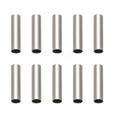 Tarnish Resistant 304 Stainless Steel Tube Beads X-STAS-G071-32P-1