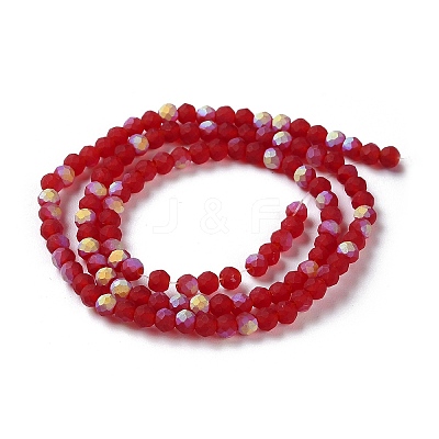 Imitation Jade Glass Beads Strands EGLA-A034-T3mm-MB07-1